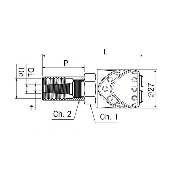 ANI ART. 16/A - 16/B Rubinetto Rapido Universale con Portagomma - ANI - Immagine 2